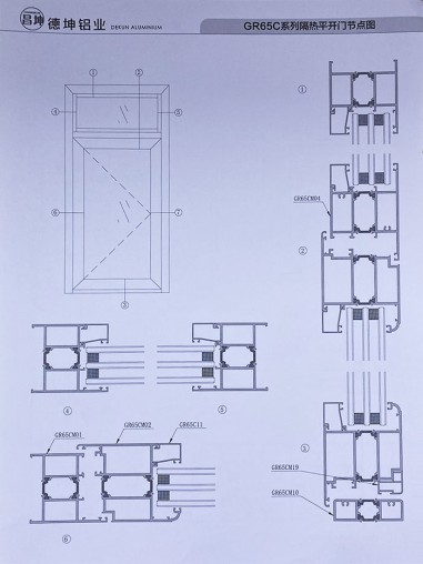 GR65C系列隔熱平開(kāi)窗