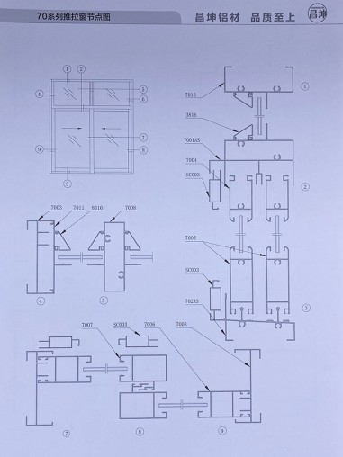 70系列推拉窗